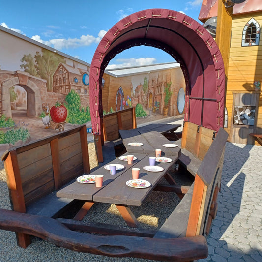 Planwagen - auf Spielterrasse